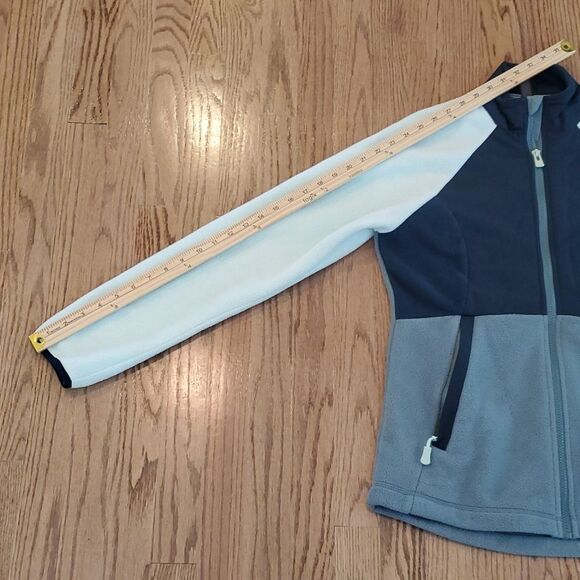 ALL IN MOTION POLARTEC GREEN FLEECE JACKET SIZE SMALL COLORBLOCK - Picture 9 of 9